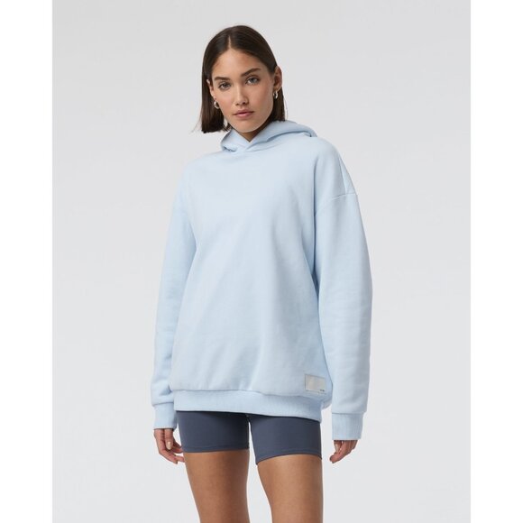 Vuori Restore Oversized Hoodie Light Mist M Organic Cotton French Terry Jumper - Picture 3 of 13